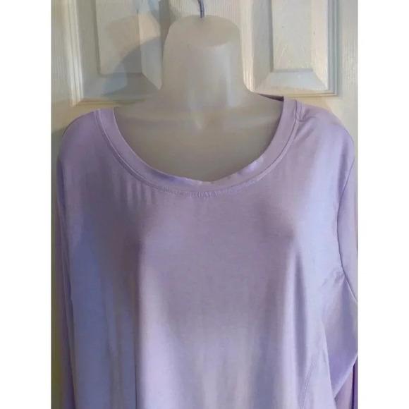 Maurice Top Lavender Open Back Sz 2X Bust 56 Length 30 - Picture 2 of 8